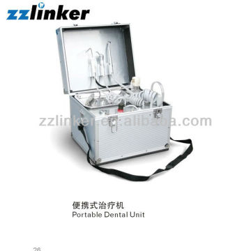 LK-A33 Tipo de bagagem Built-in Air Compressor Mobile Portable Dental Unit